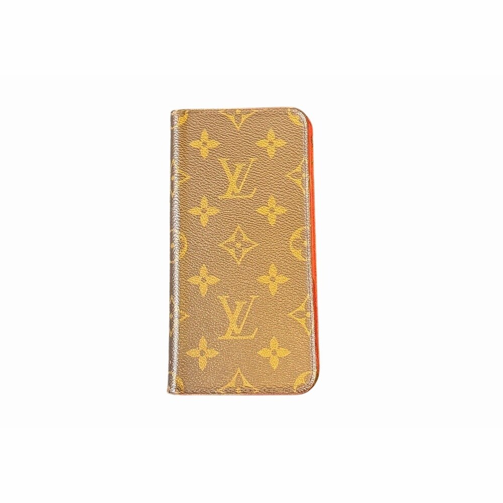 Louis Vuitton Monogram Folio Wallet iPhone 7 Plus And 8 Plus Brown And Pink